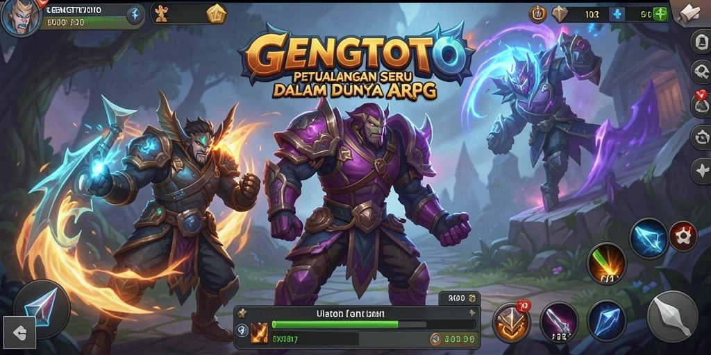 Tampilan gameplay seru di dunia fantastis GENGTOTO.