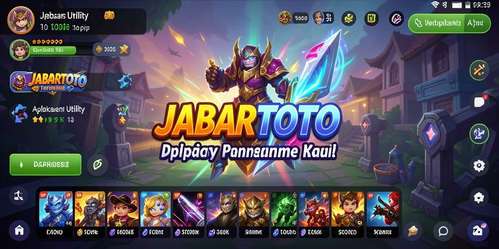 Tampilan antarmuka utama JABARTOTO yang intuitif dan user-friendly.