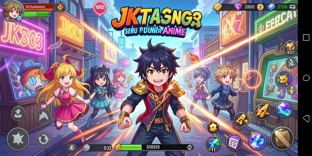 Gameplay seru dalam dunia anime yang menakjubkan.