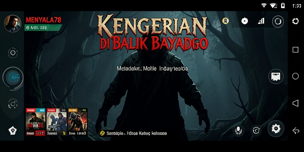 Screenshot MENYALA78 menampilkan suasana mencekam saat eksplorasi.