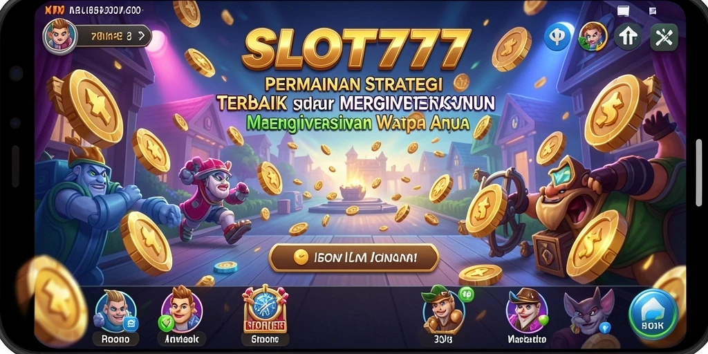 Tampilan gameplay <strong>SLOT777</strong> yang menegangkan dan menarik.